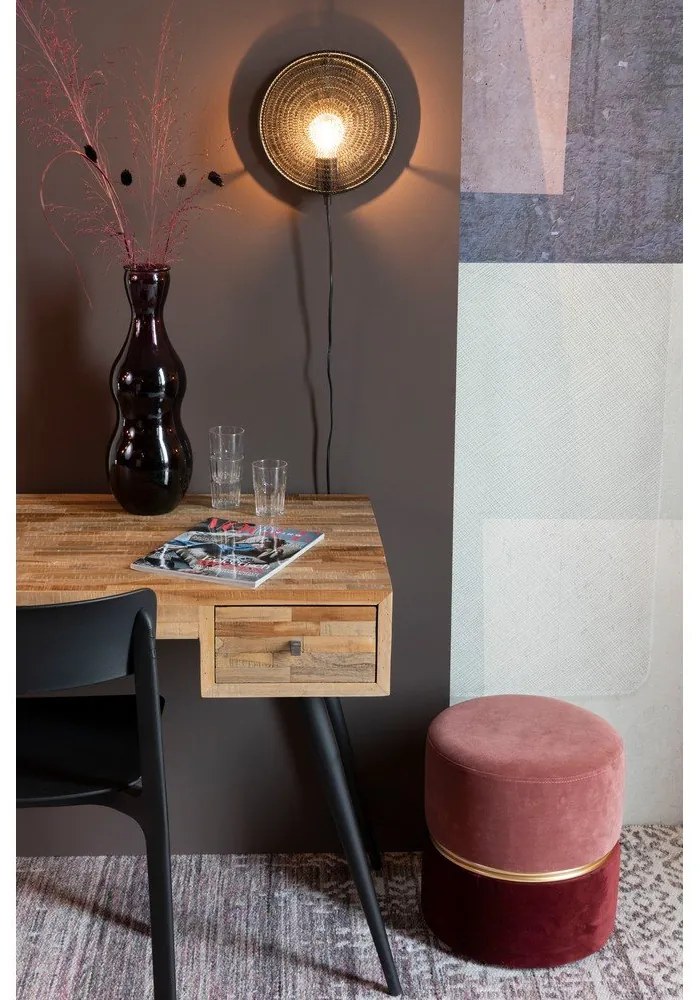 Черна стенна лампа Lea - White Label