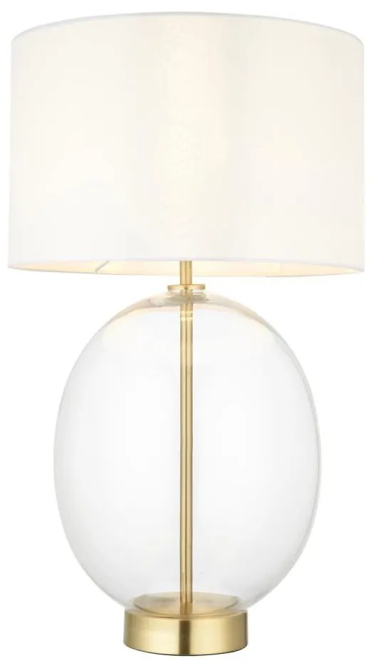 Endon 99292 - Димируема настолна лампа KELDA 1xE27/10W/230V кремава/златна