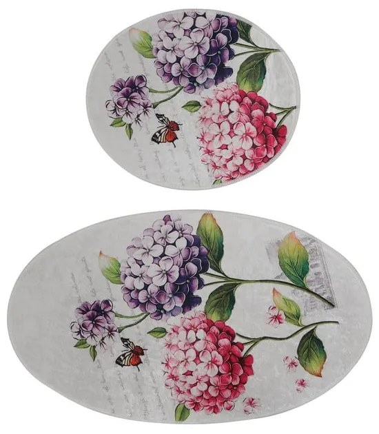 Килими за баня в комплект от 2 бр. 60x100 cm Ortanca – Foutastic