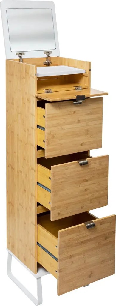 Шкаф с чекмеджета 5five Levia, Бамбук