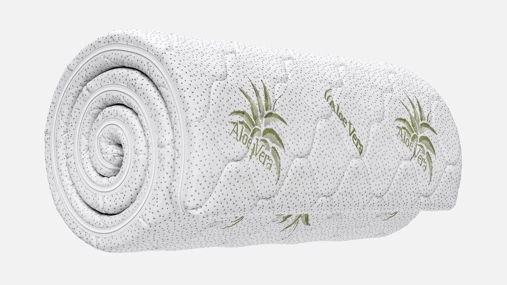 Топ матрак Sleepy, Aloe Comfort7 см - РАЗОПАКОВАН, 120x200x7, Твърд, Eластична пяна