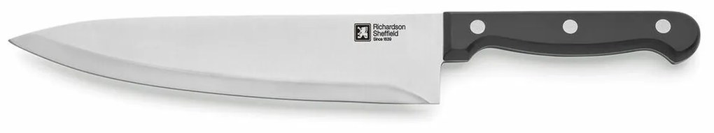 Готварски ож Richardson Sheffield Artisan Черен Метал 20,5 cm (Pack 6x)