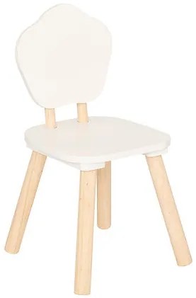 Детски стол atmosphera Douceur Organic, MDF, Бял
