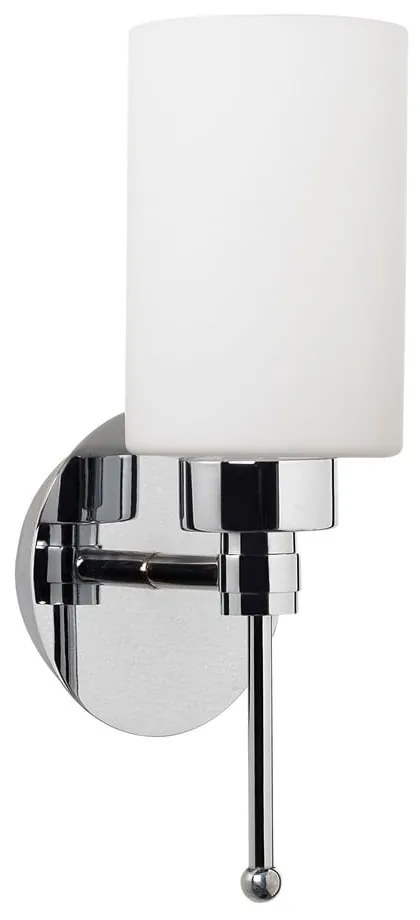 Бяла и сребърна стенна лампа Balcova – Opviq lights