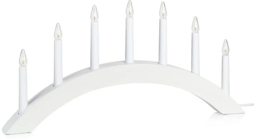 Бяла коледна светлинна украса Atle – Markslöjd