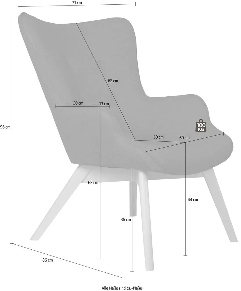 Тъмнозелено кресло Niko – Ropez
