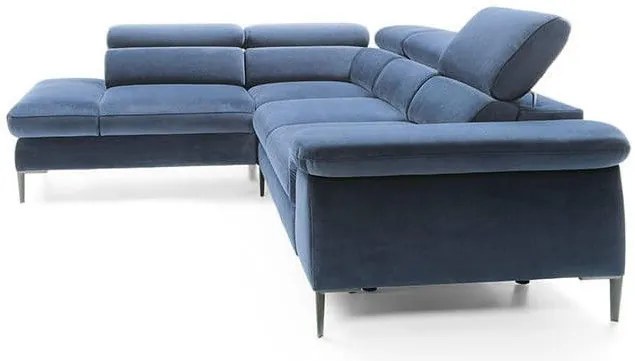 Ъглов диван Seattle-Blue Dark-Left