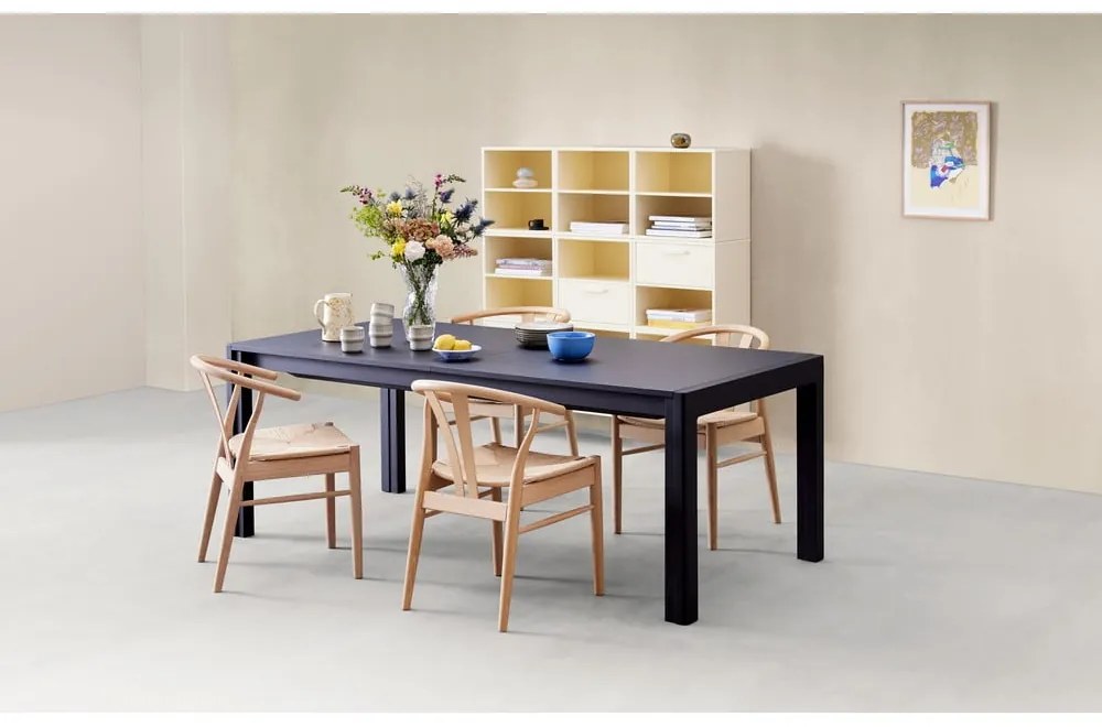 Сгъваема маса за хранене с черен плот 96x220 cm Join by Hammel - Hammel Furniture