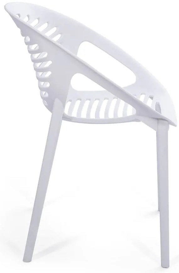 Комплект от 4 бели стола за хранене Jaanna и маса от естествен цвят Marienlist - Bonami Essentials