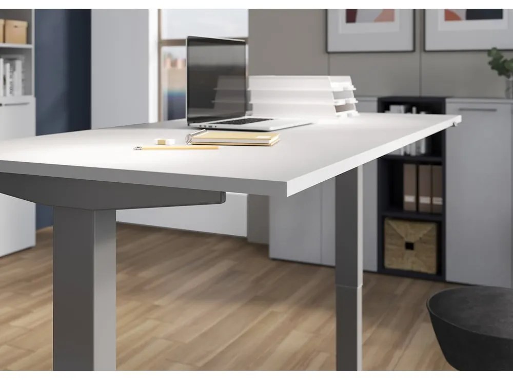 Работна маса с електрическо регулиране на височината 80x160 cm Agenda – Germania