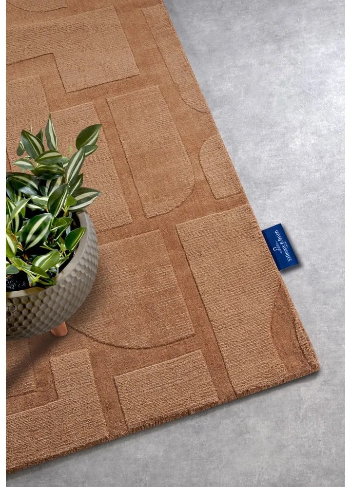 Кафява ръчно изработена вълнена пътека 80x250 cm Alexis – Villeroy&Boch