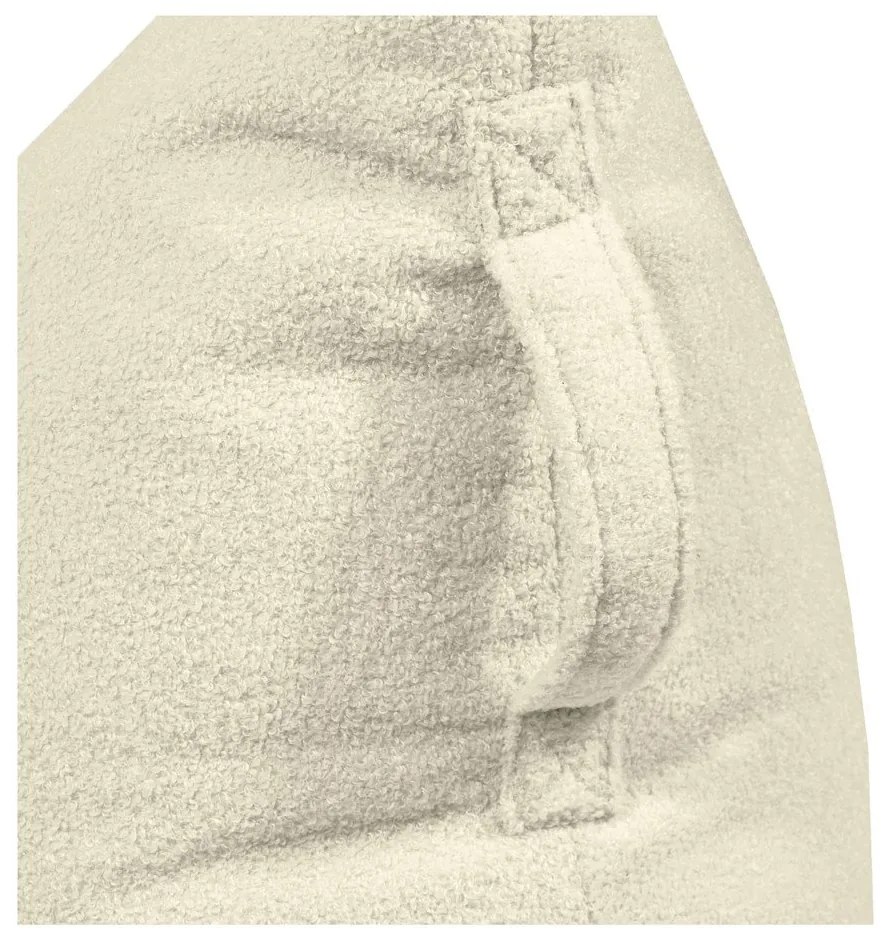 Кремав детски пуф от букле Razzy – SLOWDOWN