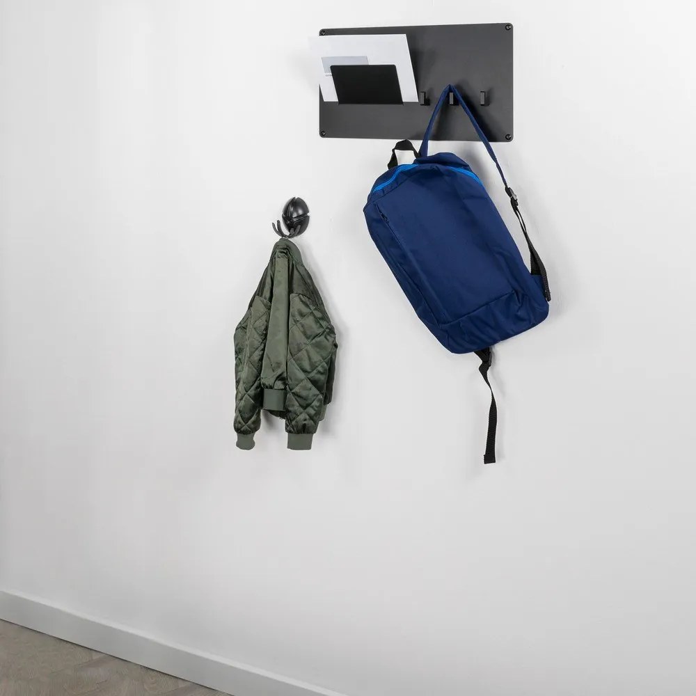 Черна кука за стена Tick - Spinder Design