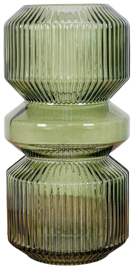 Зелена стъклена ваза - House Nordic