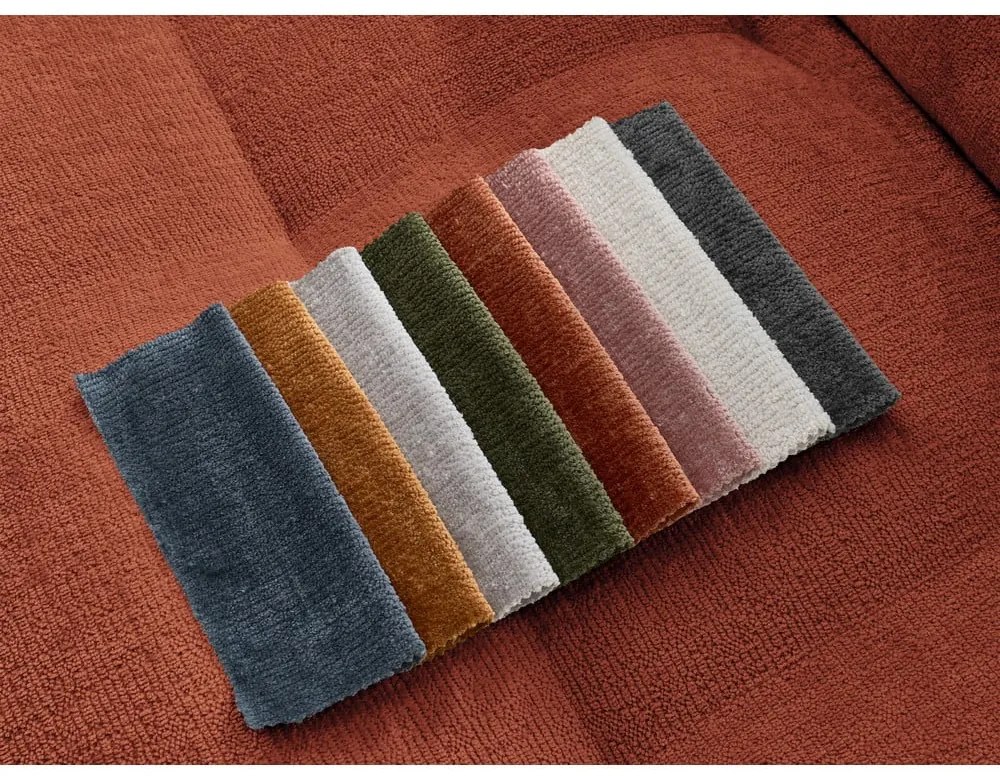 Теракотен шенилов диван 237 cm Whesley – Bobochic Paris