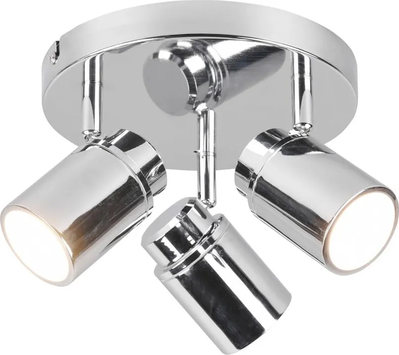 Метален прожектор в лъскаво-сребрист цвят Angelo - Trio