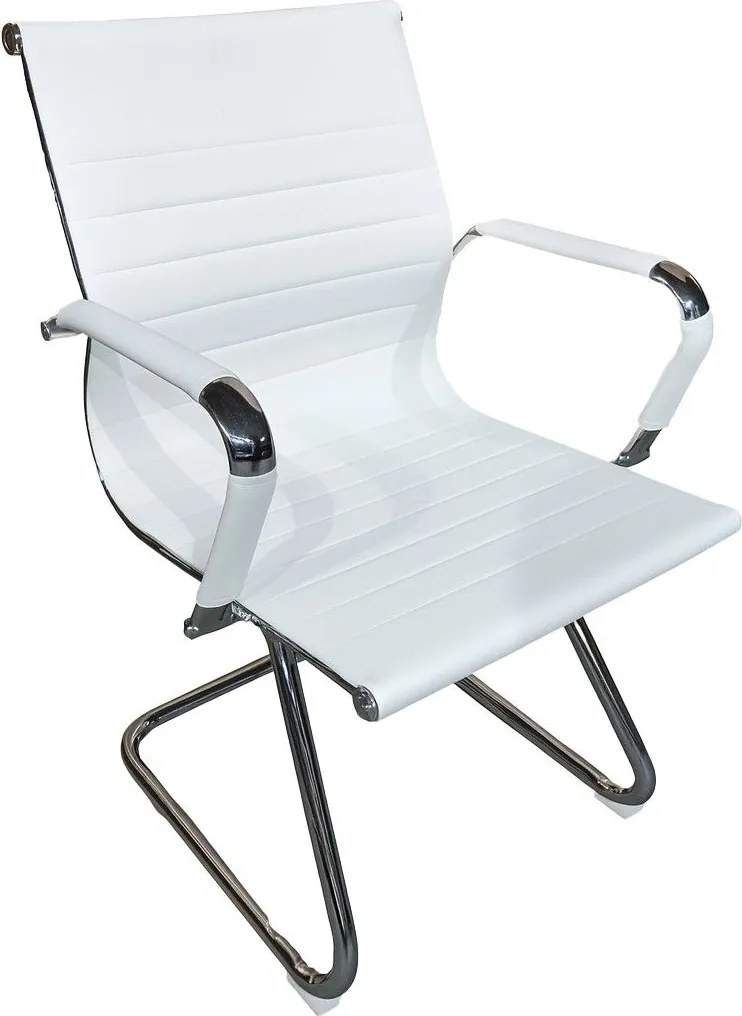 Рецепционен стол Cygon-Бял