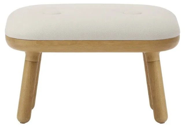 Стол в бял и естествен цвят Paff Low – UMAGE