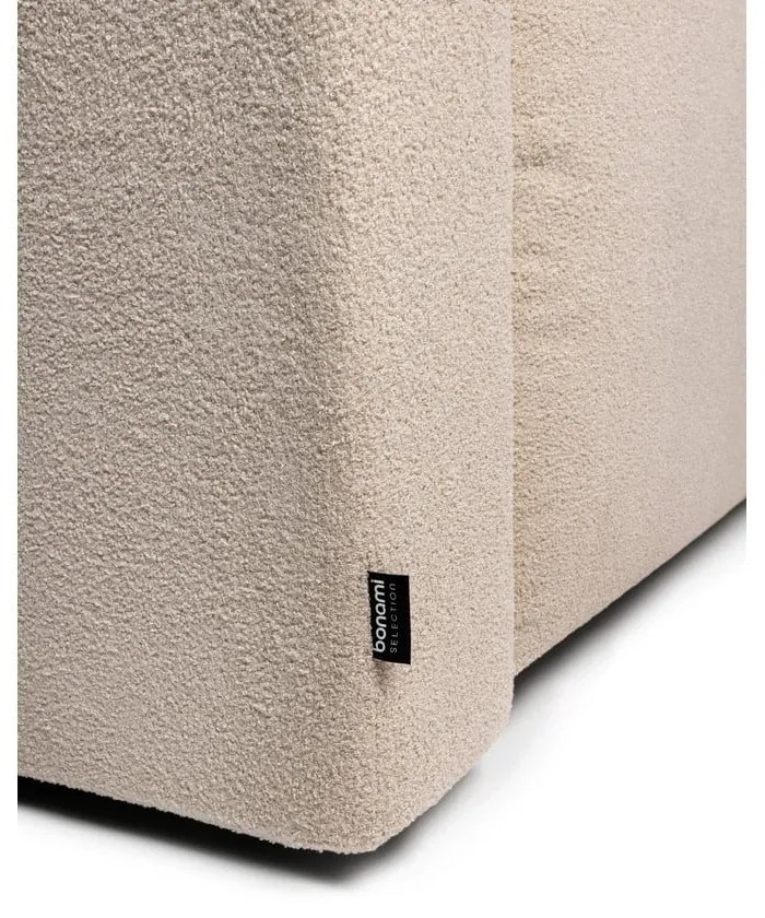Бежов разтегателен диван от букле 247 cm Quinoa – Bonami Selection
