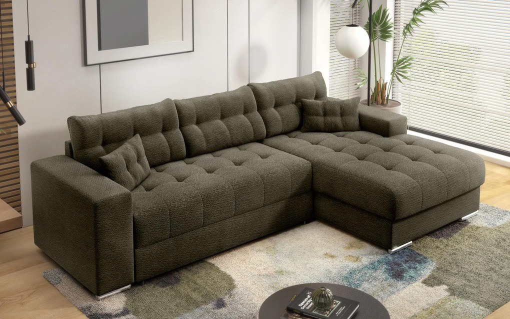 Разтегателен ъглов диван Сандер