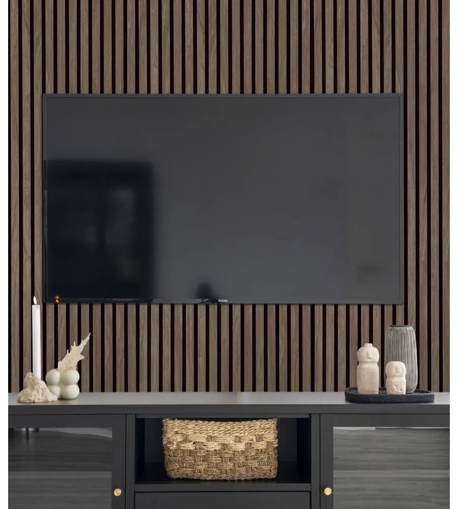 Акустични панели в комплект 2 бр. 60x240 cm Walnut – House Nordic