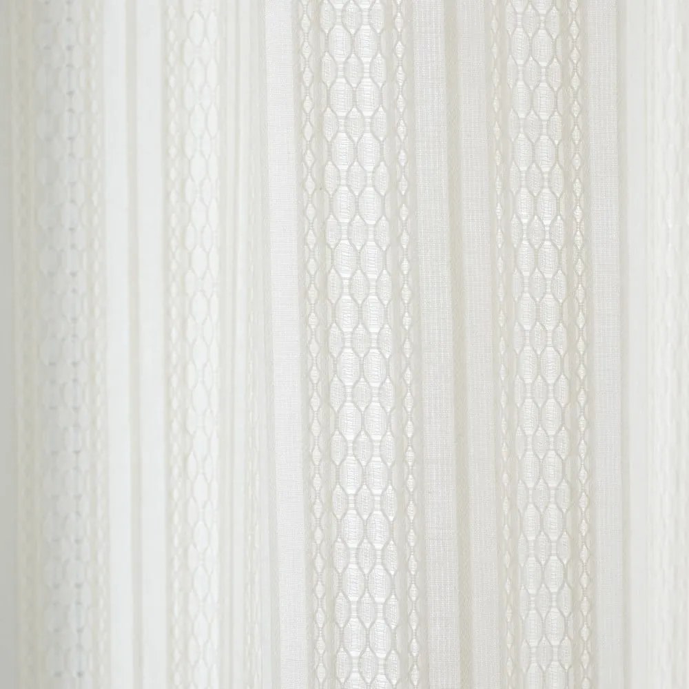 Бяла памучна завеса 140x137 cm Zofia Broderie Anglaise – Pineapple Elephant