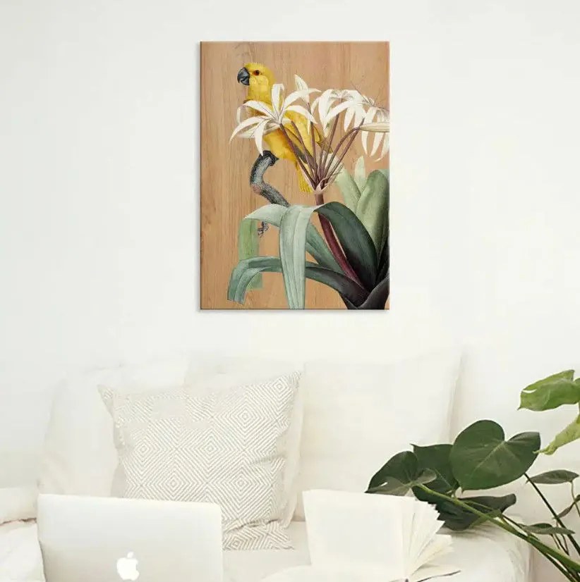 Рисуване Yellow Parrots M