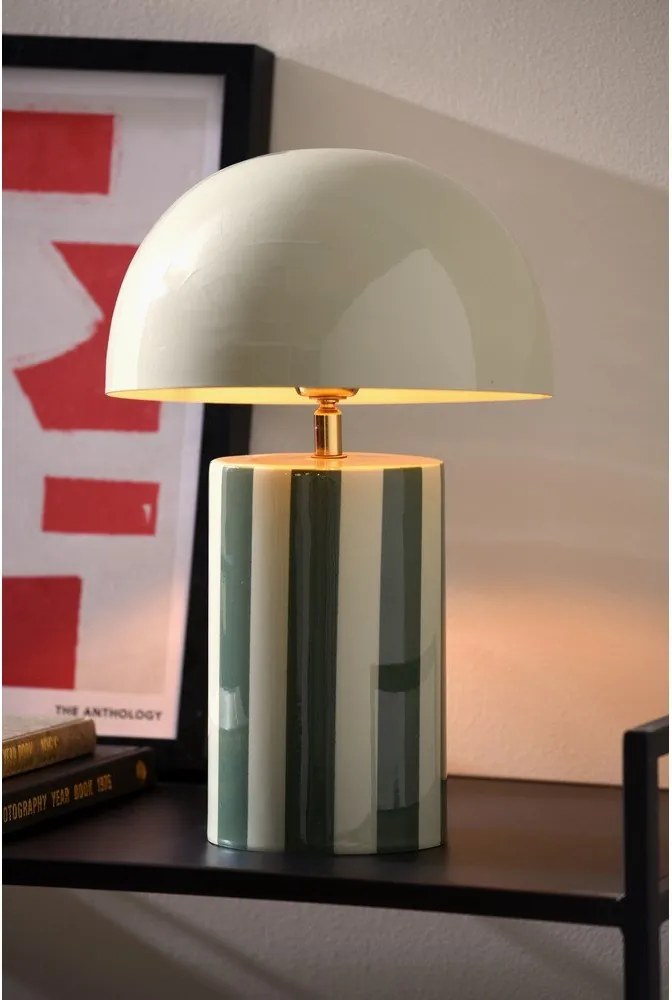 Зелена метална настолна лампа (височина 34 cm) Rayado – Leitmotiv