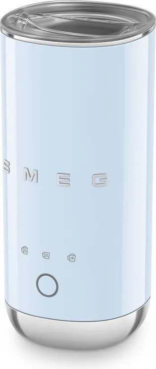 Уред за разпенване на мляко Smeg MFF02PBEU 50's Style, 500W, 60 мл, Пастелно син