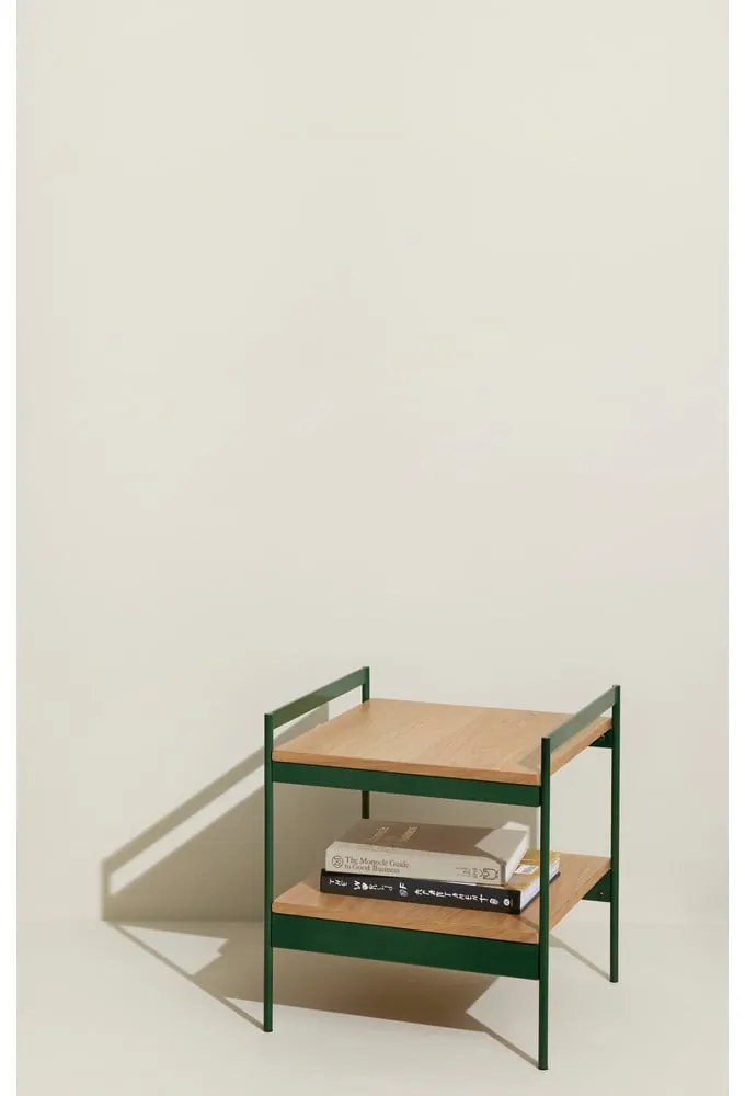 Странична масичка с дъбов плот 43x43 cm Jaunty – Hübsch