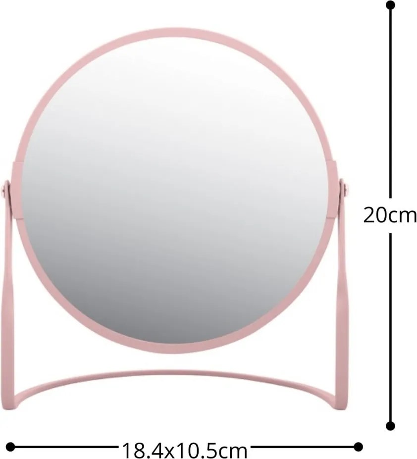 Козметично увеличително огледало (увеличение 5x) ø 18 cm Akira – Spirella