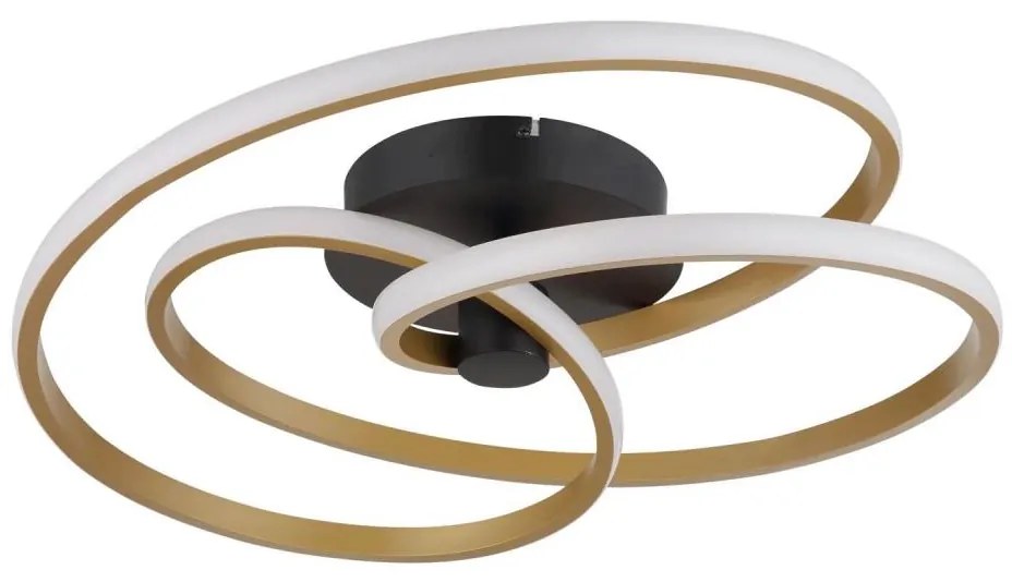 Globo 67183-40G - LED Полилей за повърхностен монтаж GLYXAR LED/40W/230V златист/черен