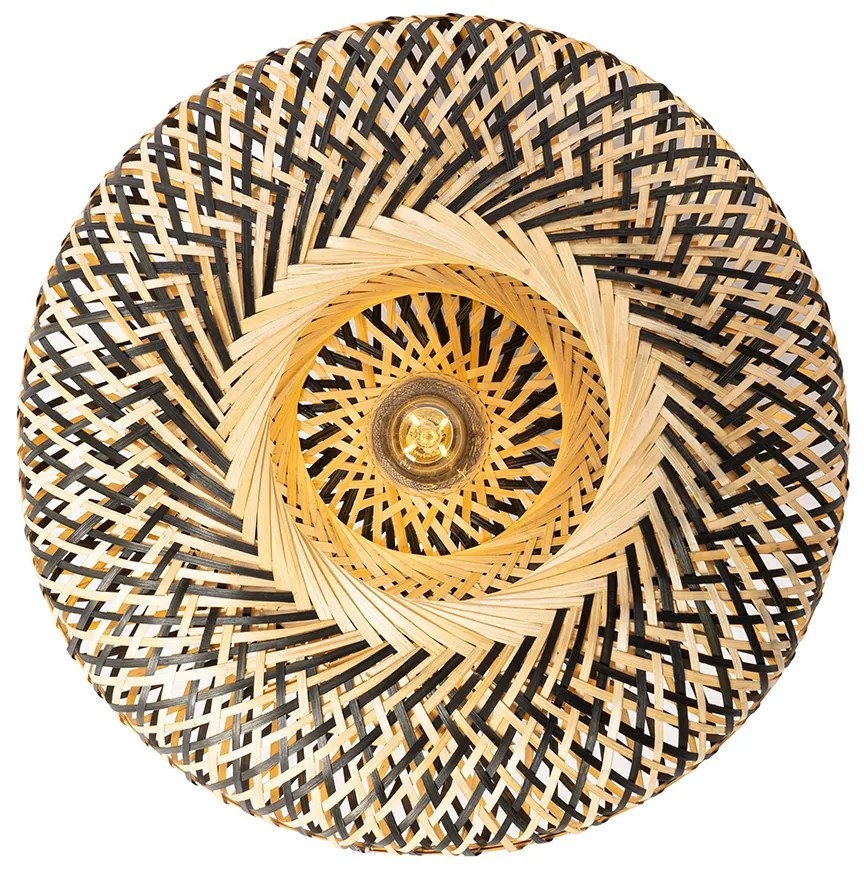 Ориенталски таванен аплик черен бамбук 40 см - Ostrava