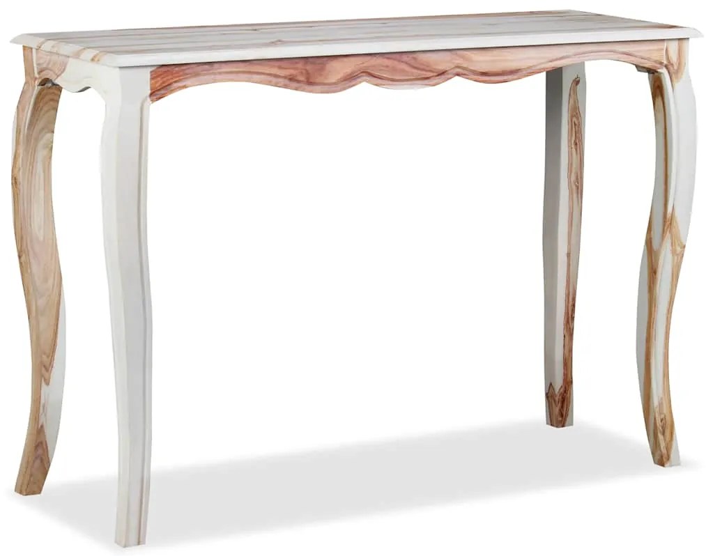 244348 vidaXL Конзолна маса, акация масив, 110x40x76 cм