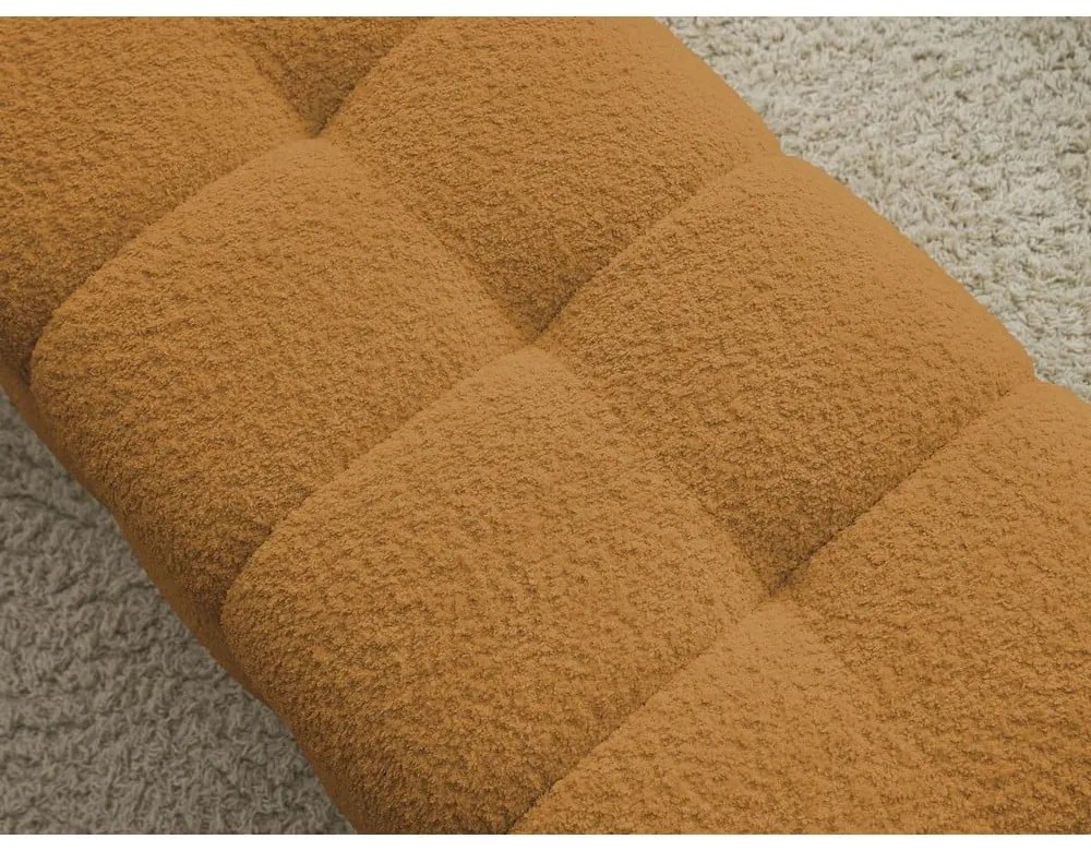 Пейка от букле в цвят горчица Mont Blanc – Bobochic Paris