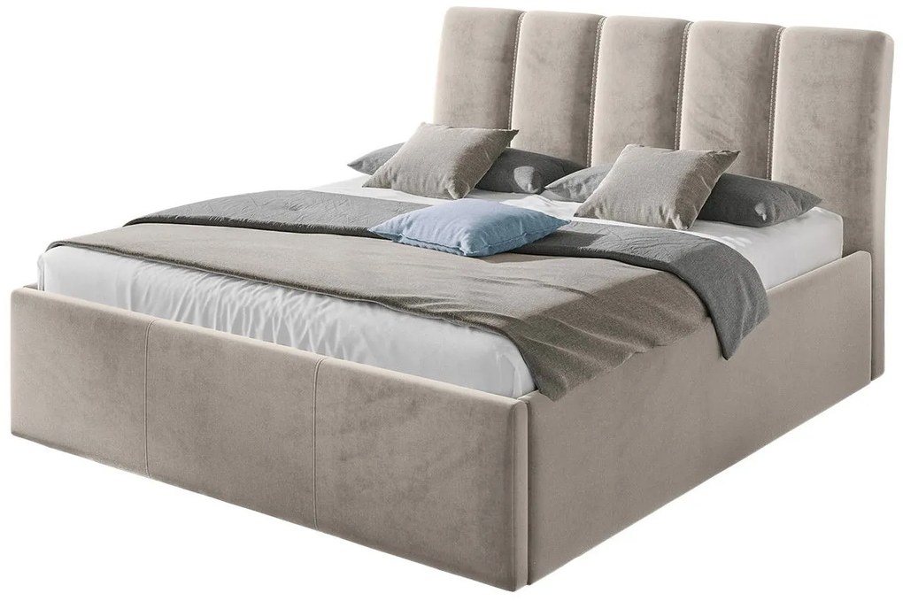 Тапицирано легло Sensi-Бежово-180 x 200