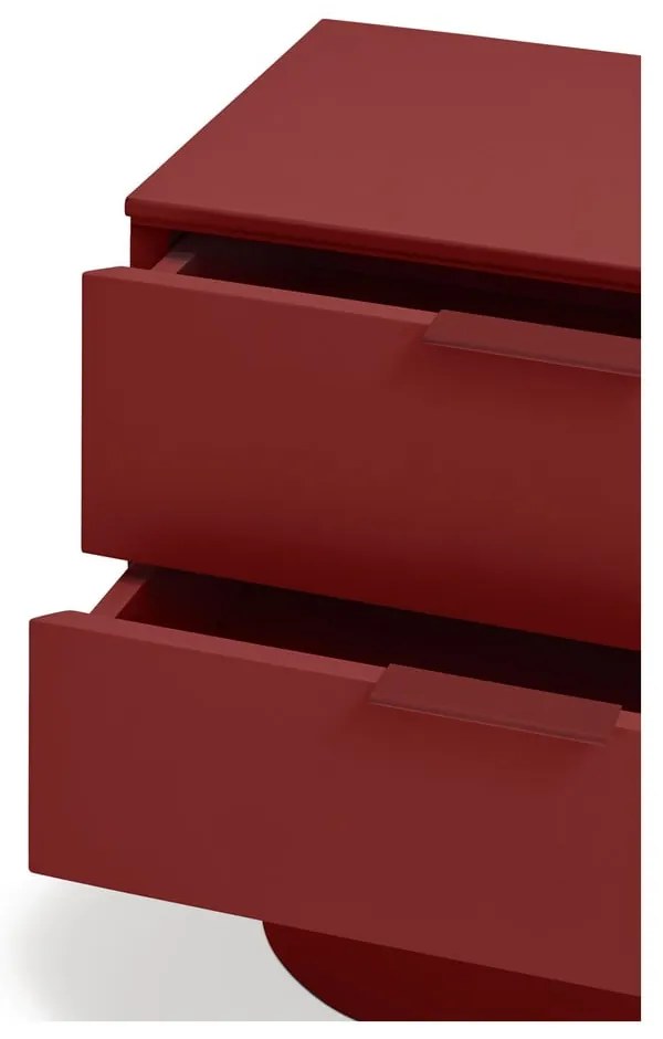 Червено нощно шкафче Totem – Teulat