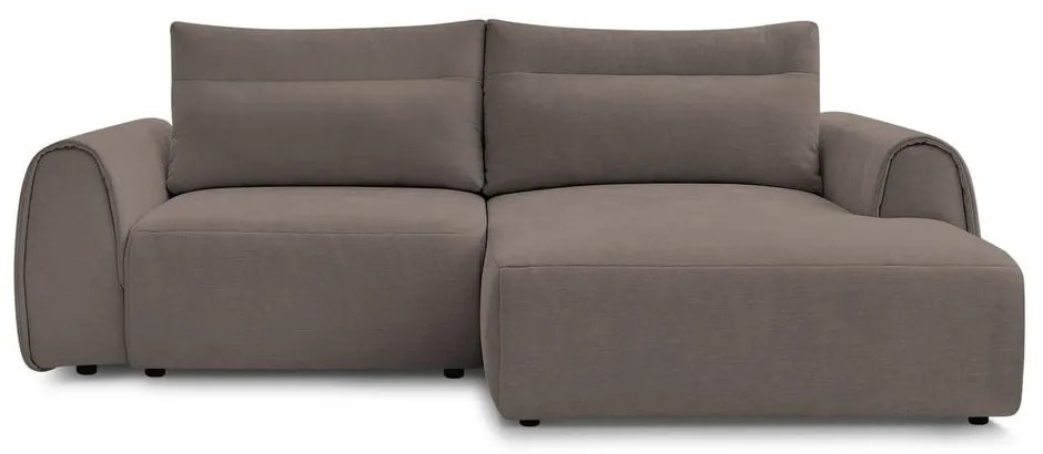 Кафяв ъглов диван Aden – Bobochic Paris