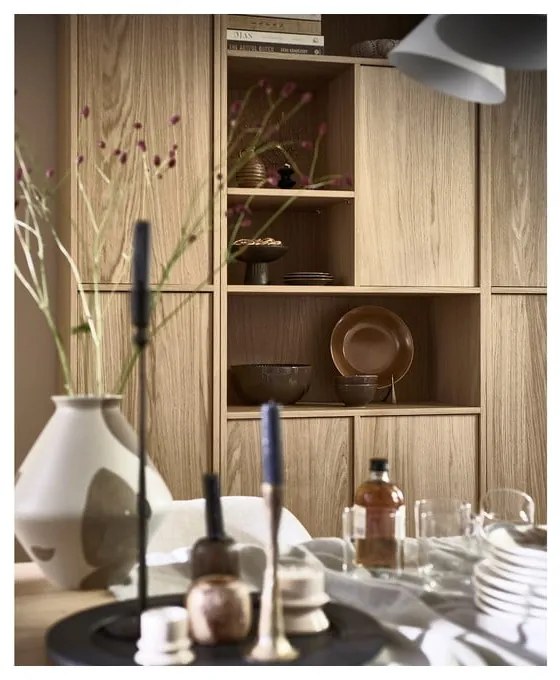 Модулен шкаф за книги в естествен дъб 77x199 cm Modulair - vtwonen