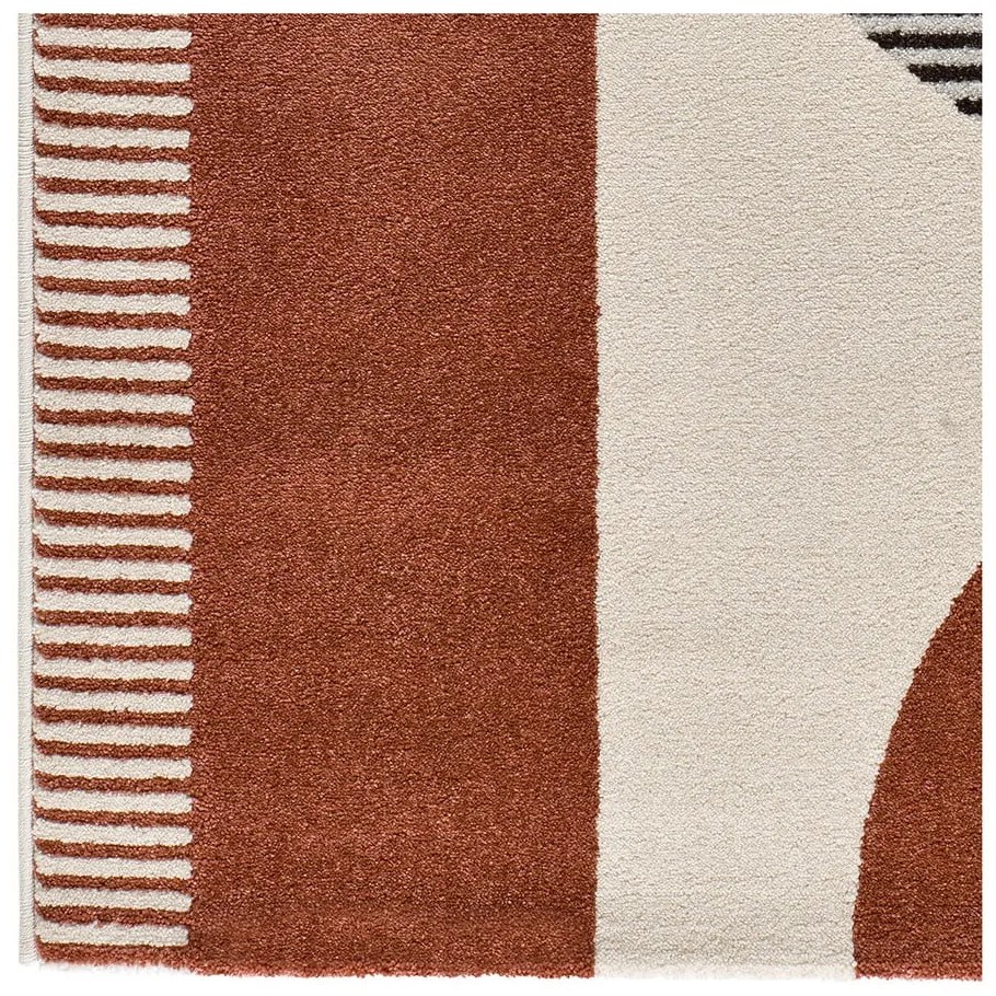 Килим в червен сив цвят 160x230 cm Gaia – Universal