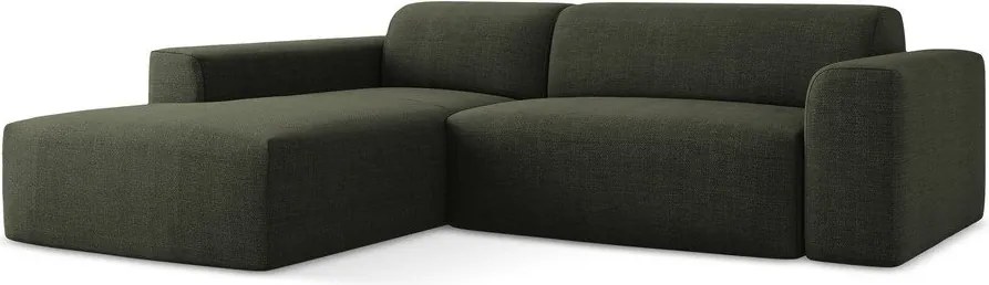 Зелен ъглов диван (ляв ъгъл) Keli – Makamii