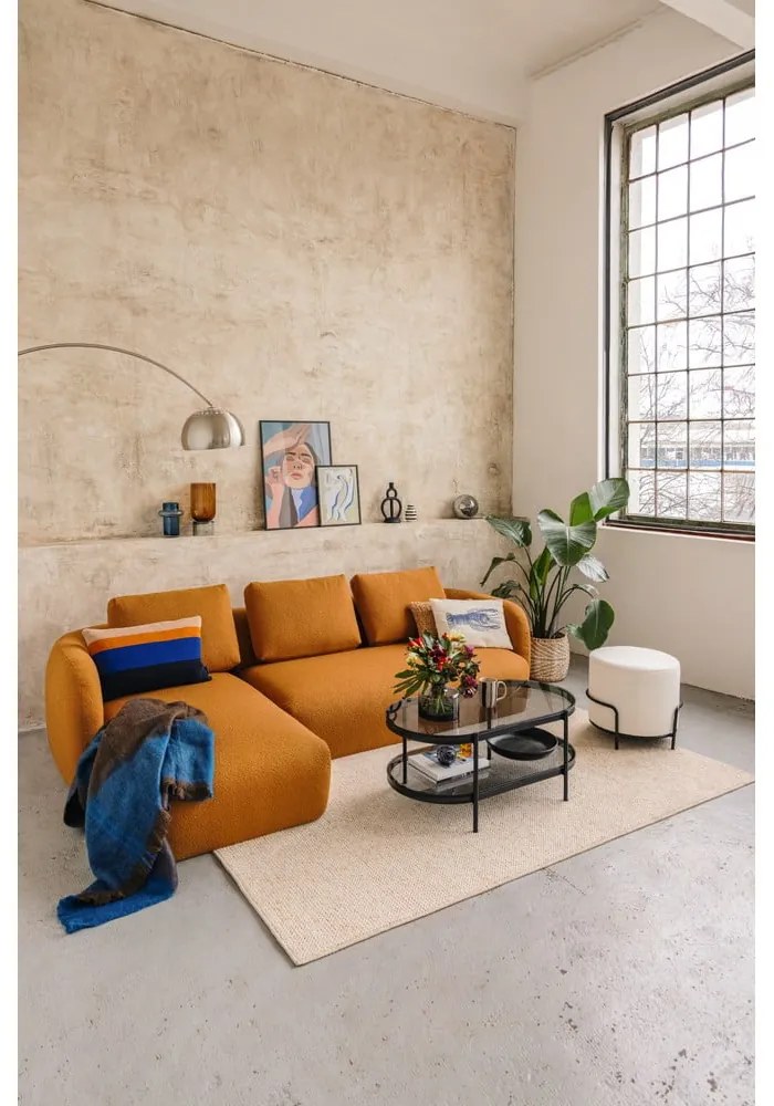 Кремав килим 100x140 cm Wolly – BT Carpet