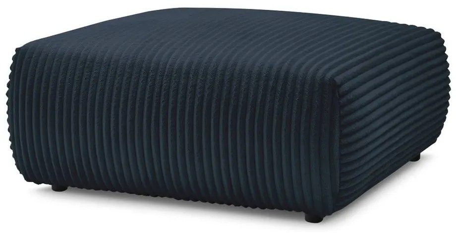 Тъмносиня табуретка от рипсено кадифе Lucien – Bobochic Paris