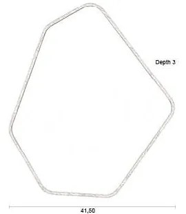 Стенно огледало от масивно дърво 41,5x50 cm Bryn – Dutchbone