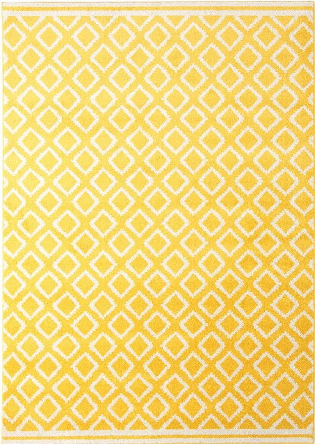 Килим lozenge-жълто-160 x 235 см.