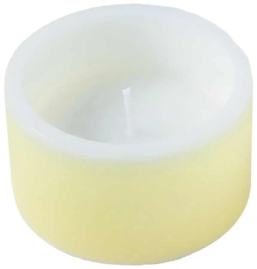 Жълта външна свещ , време на горене 17 ч. Outdoor - Unipar