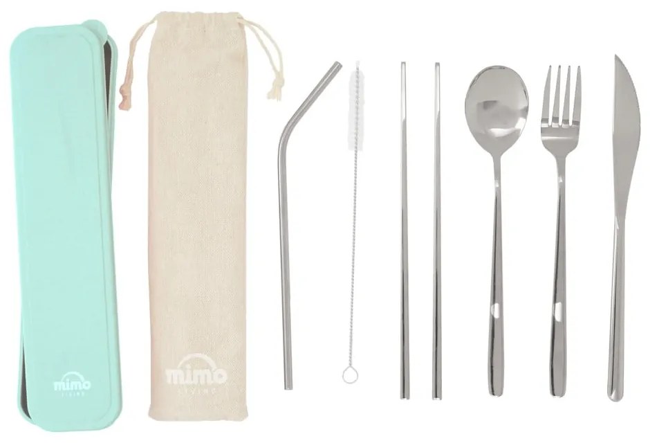 Прибори за хранене 6 бр. от неръждаема стомана в сребристо Mimo – Premier Housewares