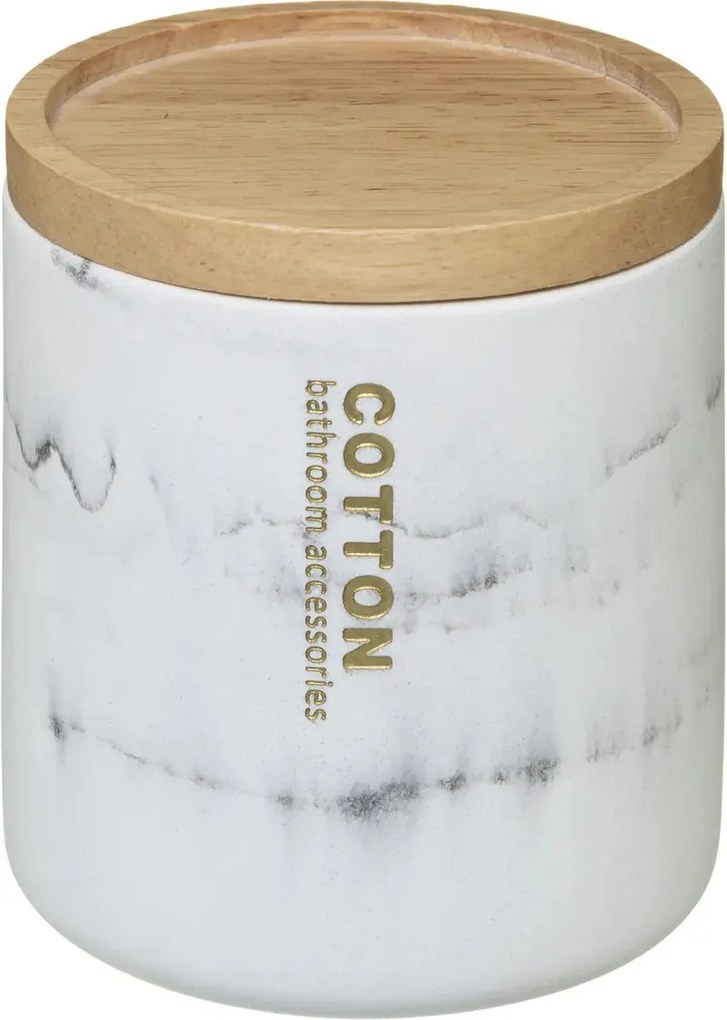 Контейнер за памук 5five Lеa - Бял