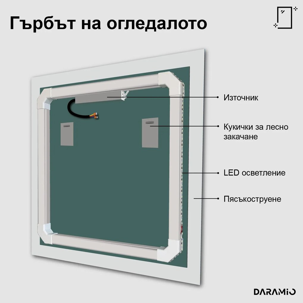 Атипични огледало с LED осветление G5
