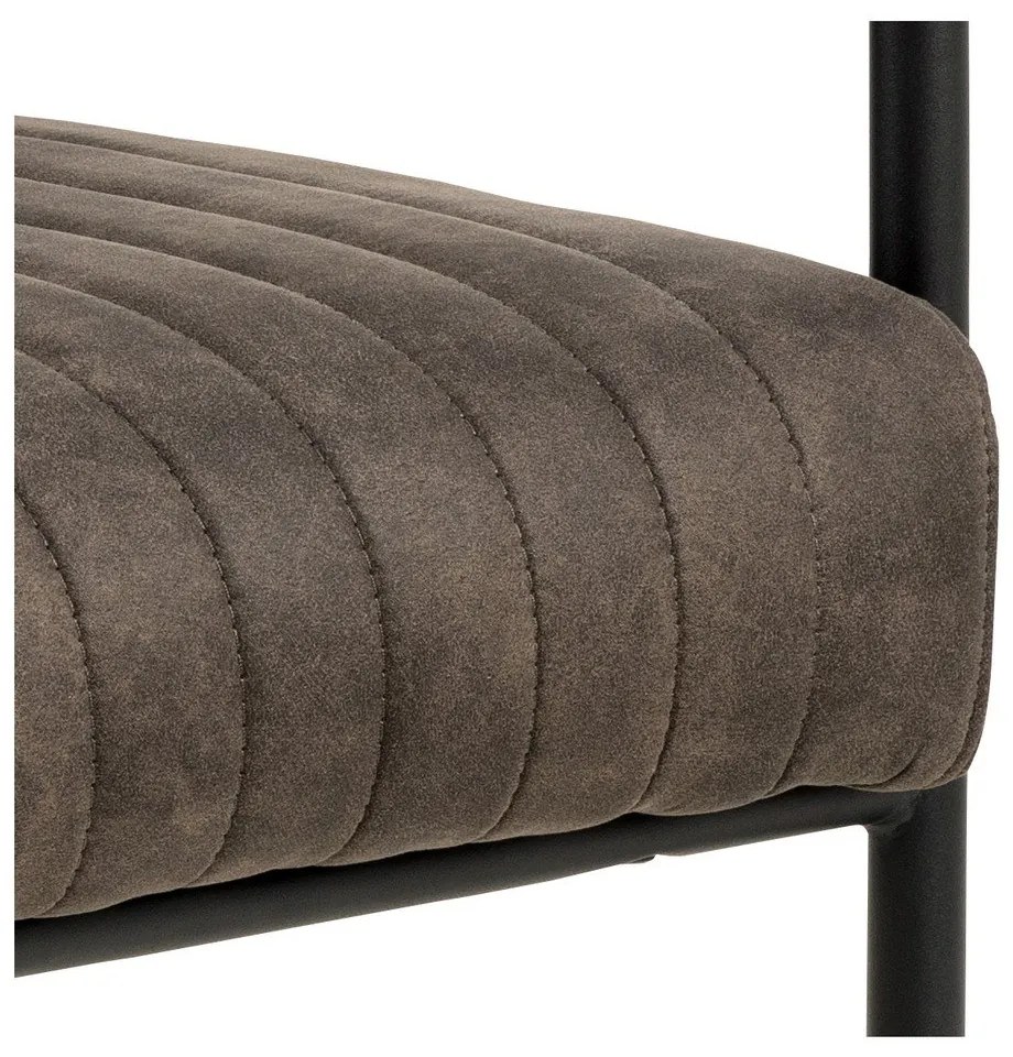 Тъмносиви трапезни столове в комплект от 2 броя Adele - Actona